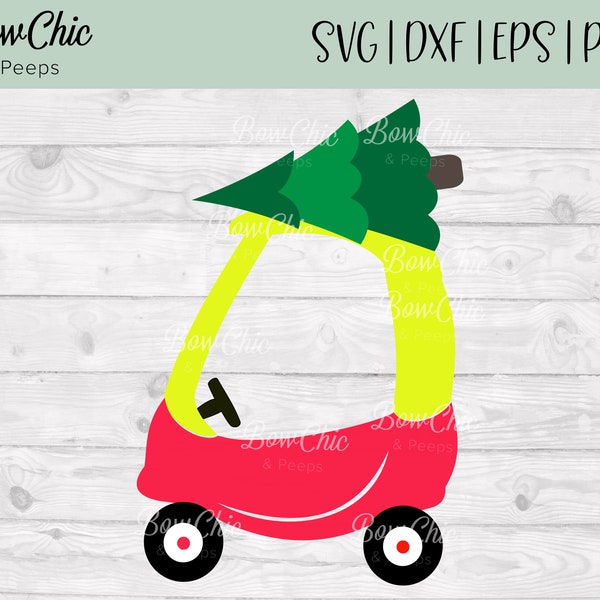 Christmas Car SVG | Little Car Christmas svg | Little Truck SVG | Cozy Car SVG | Kids Car svg | Christmas tree svg | Christmas svg