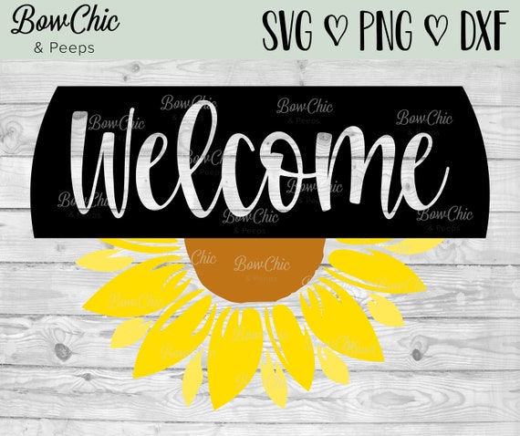 Free Free 91 Sunflower Welcome Sign Svg SVG PNG EPS DXF File