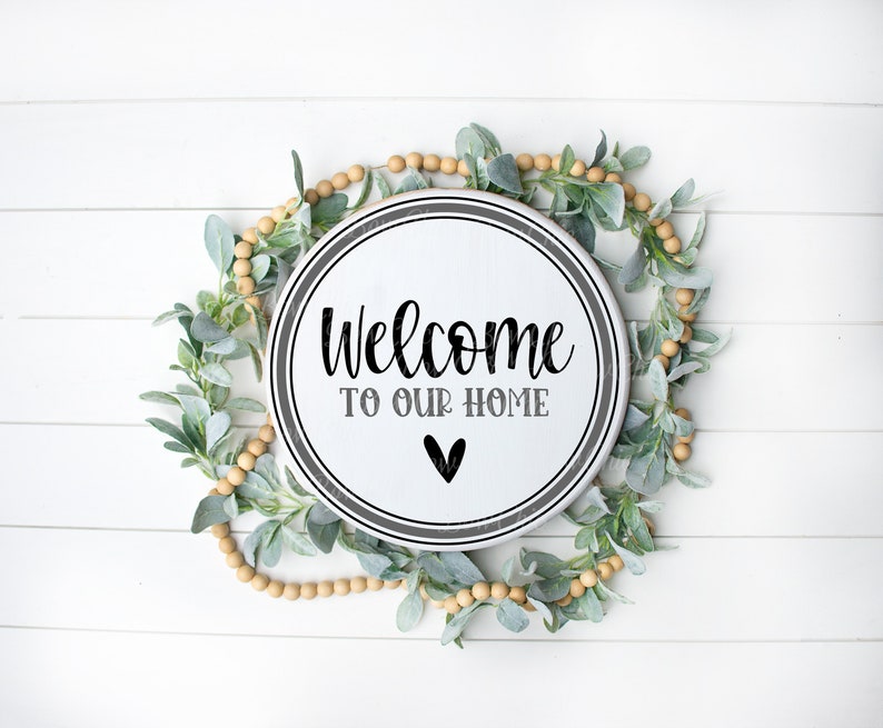 Free Free 335 Welcome To Our Home Sign Svg SVG PNG EPS DXF File