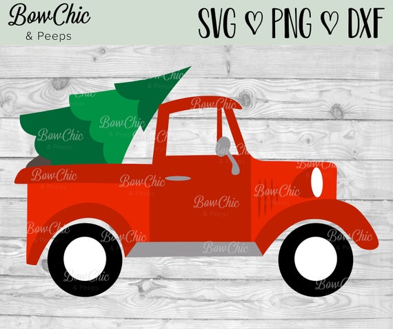 Christmas Truck Svg Truck Svg Little Truck Svg Red Truck Etsy