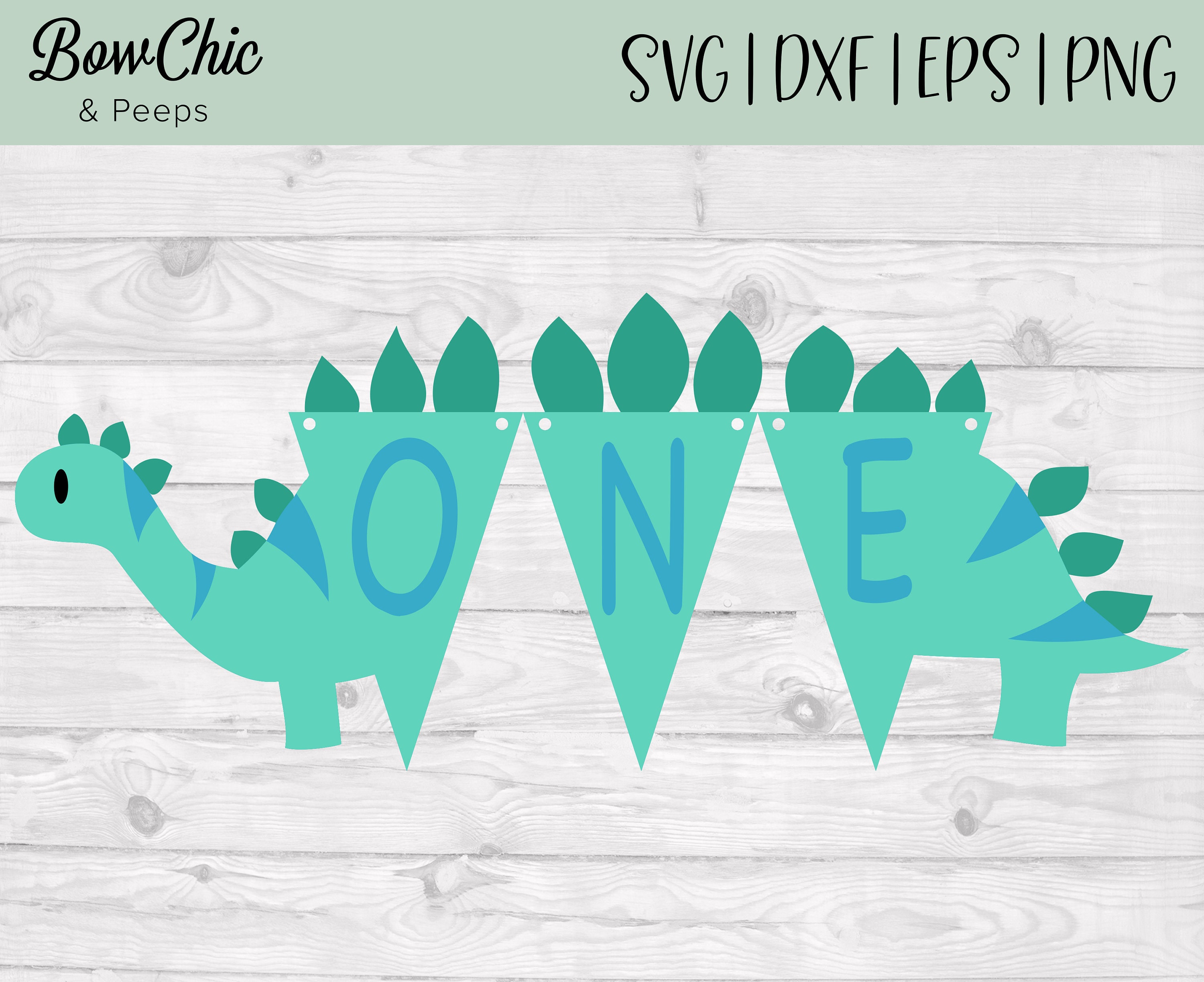 Download 1st Birthday Dinosaur Banner Svg Cut File One Dino Svg Cute Etsy