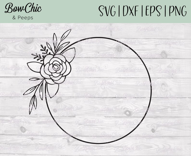 Download Clip Art Cricut Simple Floral Wreath Svg Spring Frame Circle Monogram Wreath Svg Laurel Wreath Svg Floral Frame Svg Rose Wreath Svg Art Collectibles