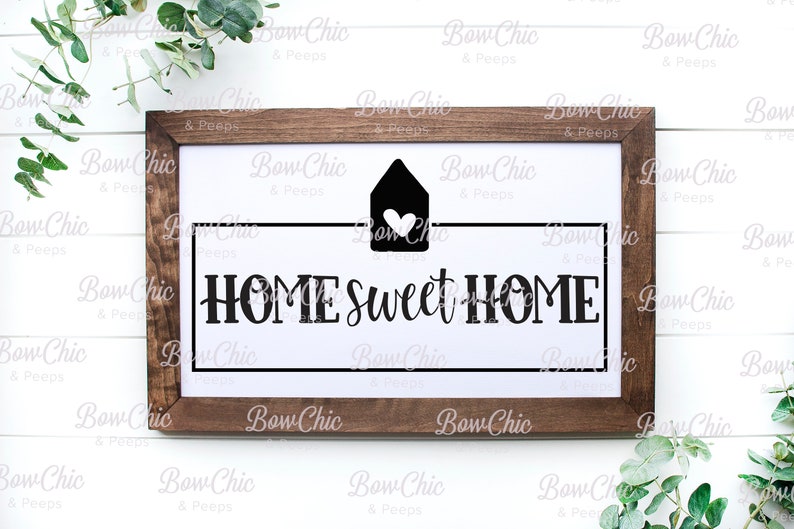 Free Free 324 Horizontal Home Sweet Home Svg SVG PNG EPS DXF File