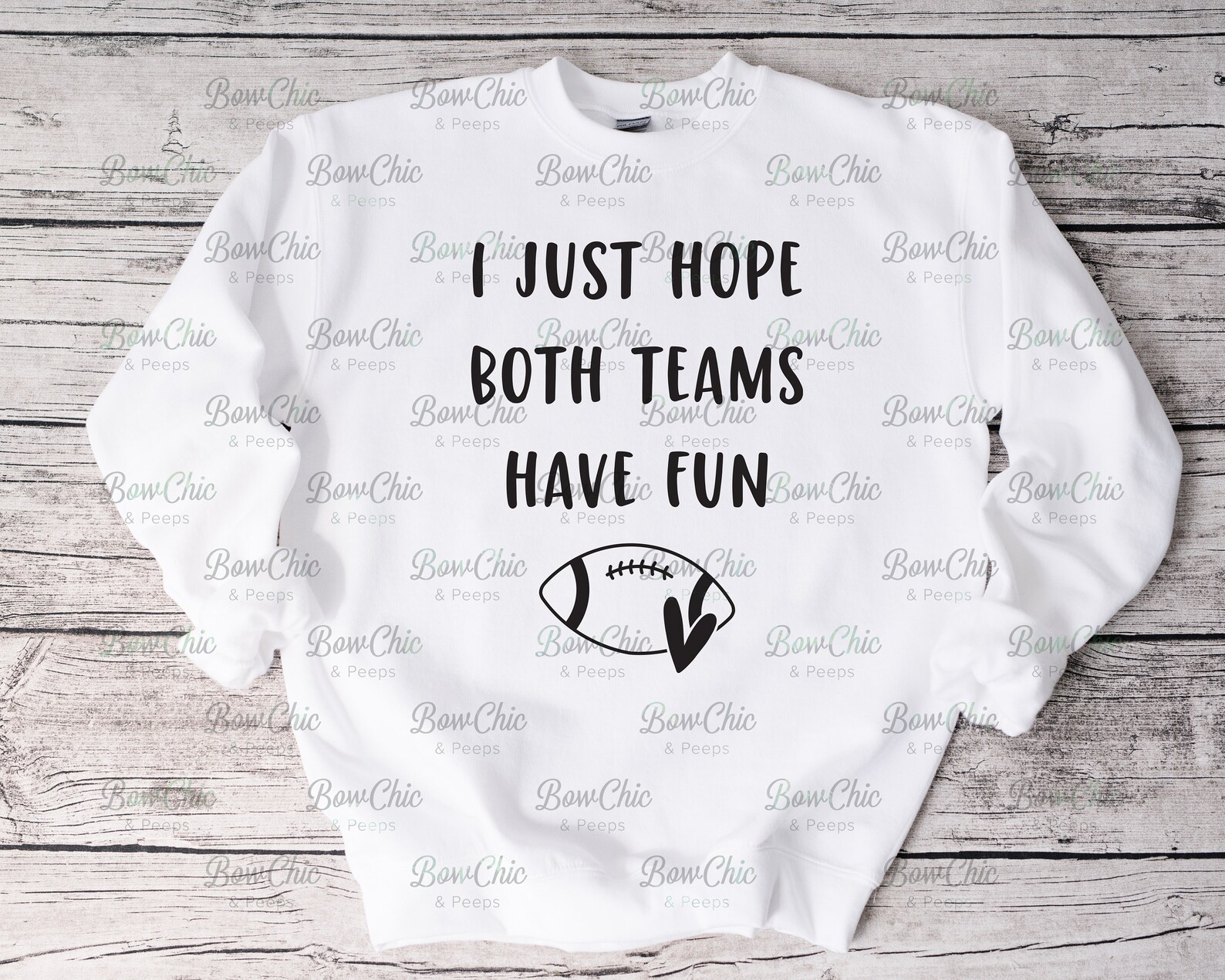 I Just Hope Both Teams Have Fun svg Football svg Game Day | Etsy