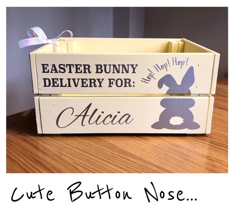 Personalised Easter Crate Etsy UK