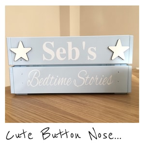 Personalised Story Books Wooden Crates
