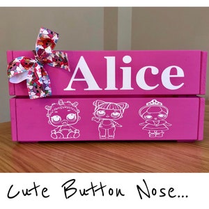 Personalised Wooden Crate image 4