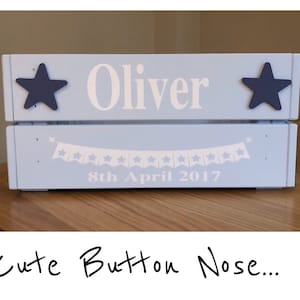 Personalised Wooden Crate image 1