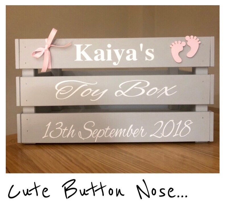Personalised Large Wooden Toy Crate Etsy