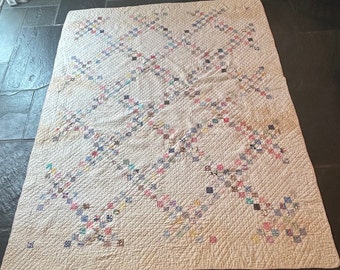 Depression era summer quilt