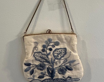 Vintage Embroidered Purse