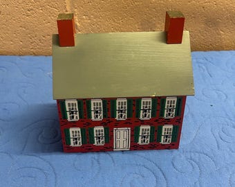 Vintage HJ Heinz Homestead Wooden Replica Recipe Box