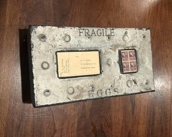 1976 Heavy Metal Egg Carrier Egg Crate Galvanized Steel Wire Basket - Etsy