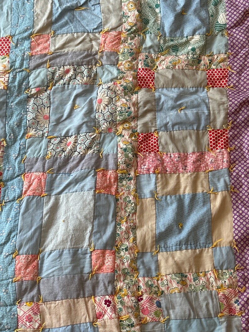 Early 20th Century Heavy Weight Quilt Etsy
