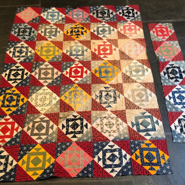 Antique Quilt Top Etsy