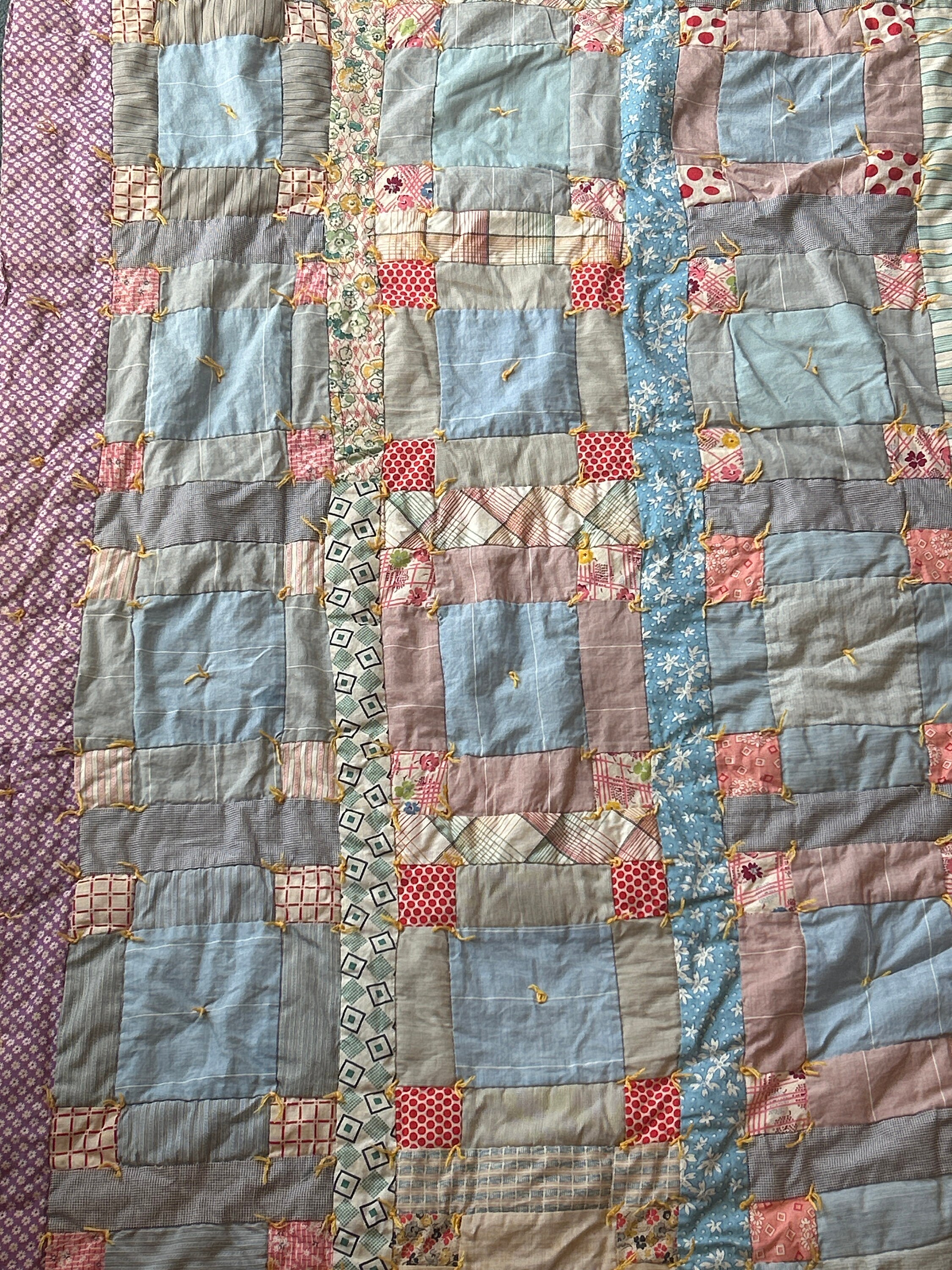 Early 20th Century Heavy Weight Quilt Etsy