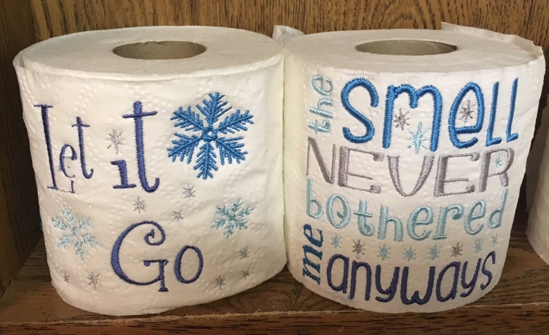 Embroidery Library Toilet Paper