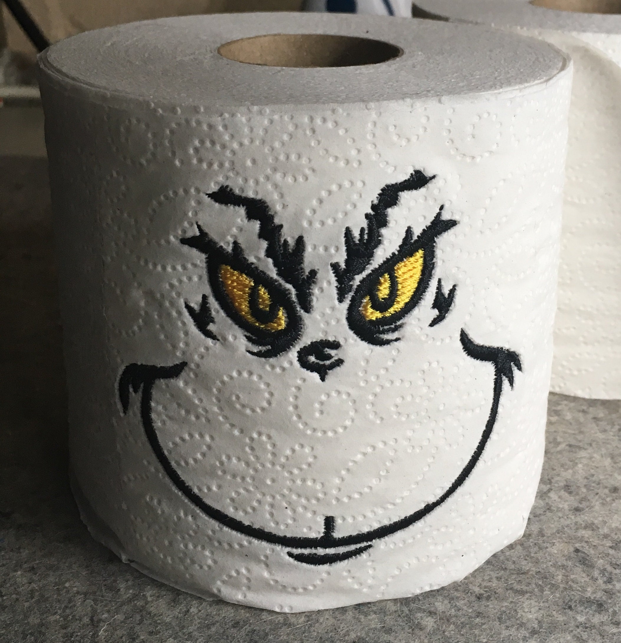 Grinch Funny Toilet Paper Embroidery Designs INSTANT DOWNLOAD Etsy