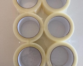 prime tac Heavy Duty Packing tape 6 pack