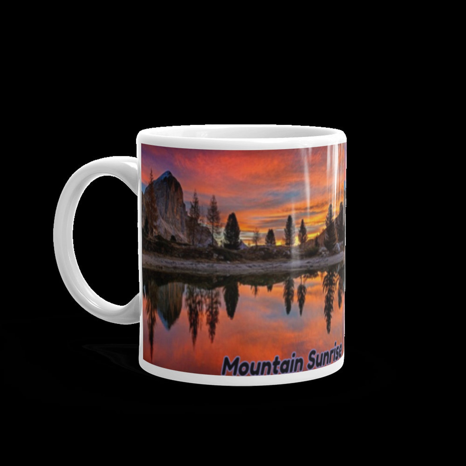 Coffee Mug Nature Mug Mountain Sunrise Mountain Sunset Etsy