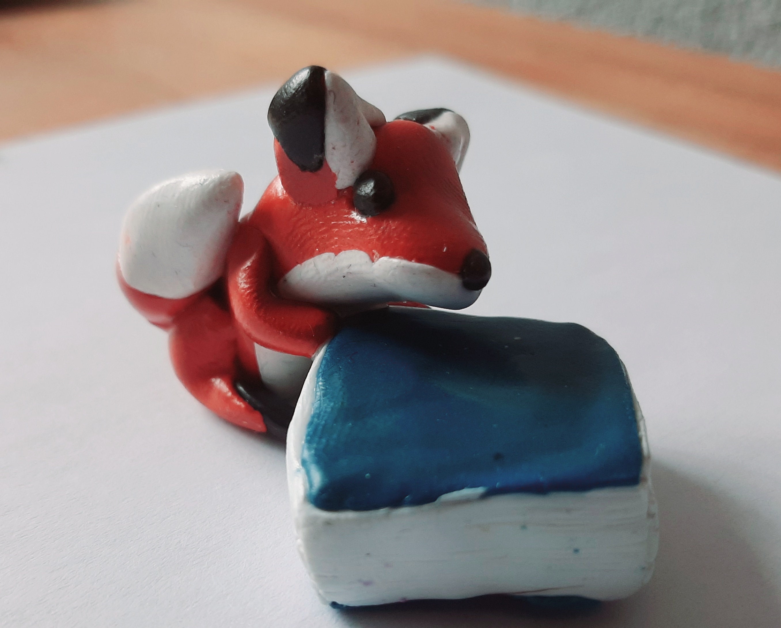 Figurine de Renard en Pâte Fimo