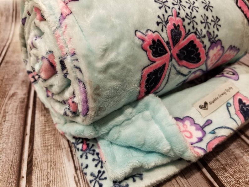 Made To Order Minky Butterfly Wings Blanket