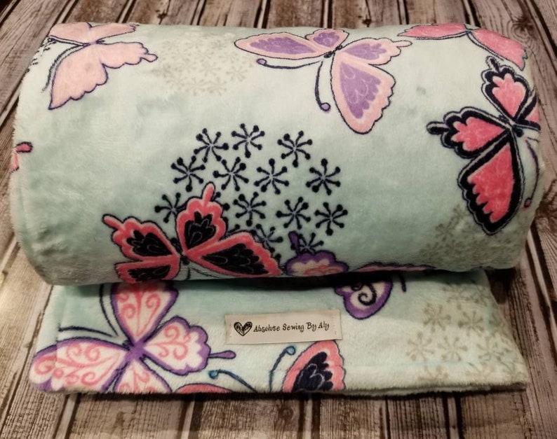 Made To Order Minky Butterfly Wings Blanket