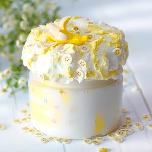 Banana Pudding DIY Set, Butter Cloud Cream Slime, Clay Slime, Cute Slime, Unique Gift, Therapy Dough, Custom Order Shop, Dear Slime
