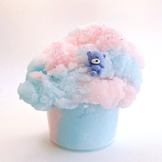 Friendly Bear Soft Cloud Slime, Charm Included, DIY Slime