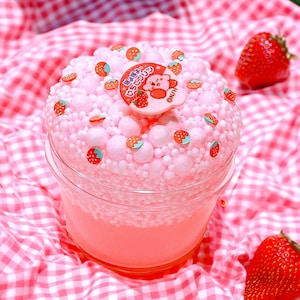 ストロベリーヨーグルトスライム、カービィチャーム、ストレス解消