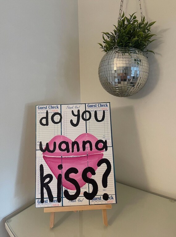 Custom Guest Check Art Etsy