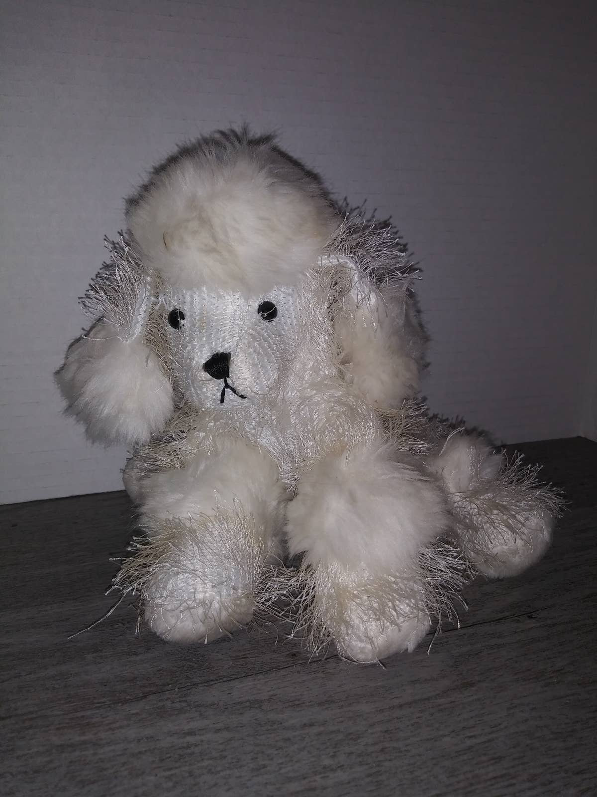 white poodle plush