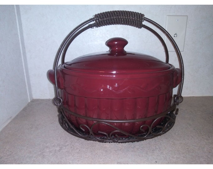 Celebrating Home Stoneware Collection 4QT Berry Covered Etsy