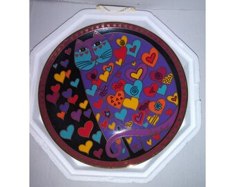 laurel burch cat plates franklin mint
