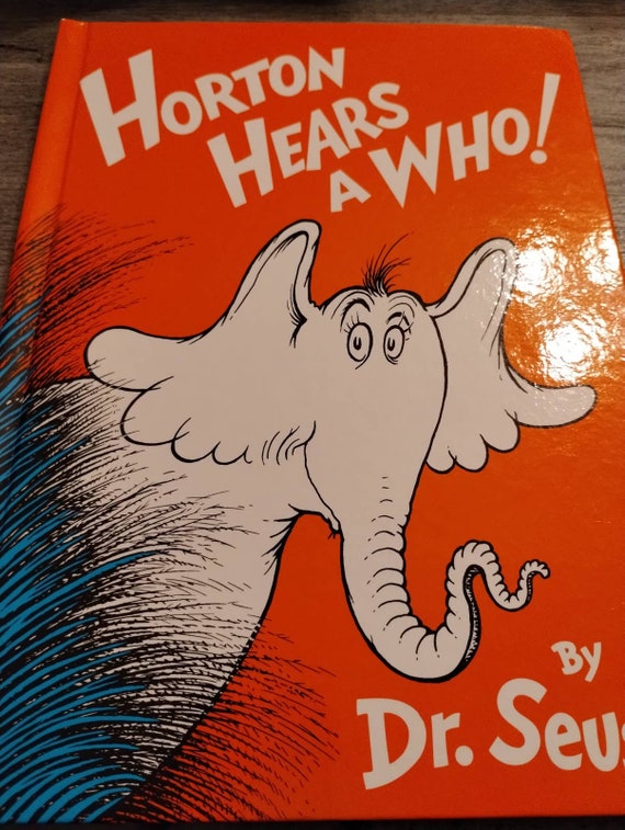 Horton Hears a Who by Seuss 1982 Hardcover Etsy