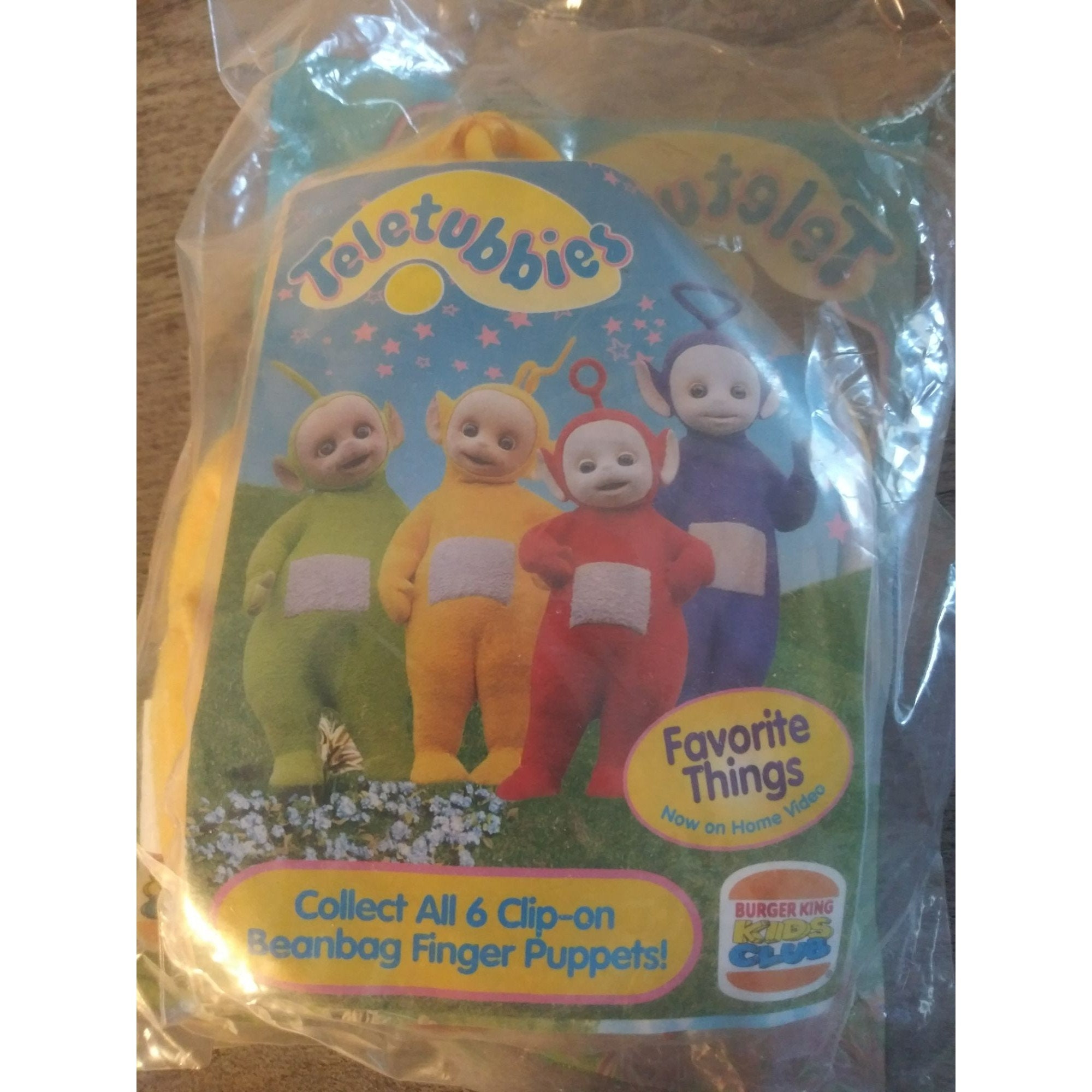 teletubbies clip on soft toy
