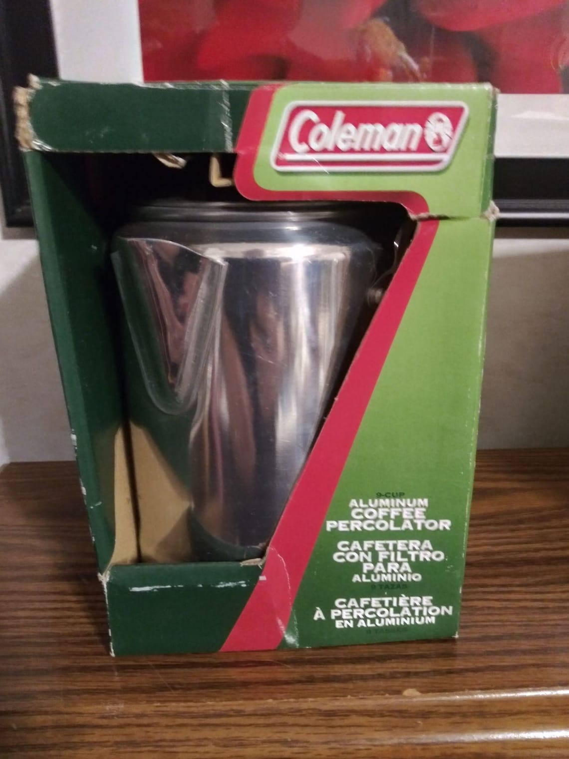 Coleman 9 Cup Camping Campfire Coffee Pot Percolator Aluminum Etsy