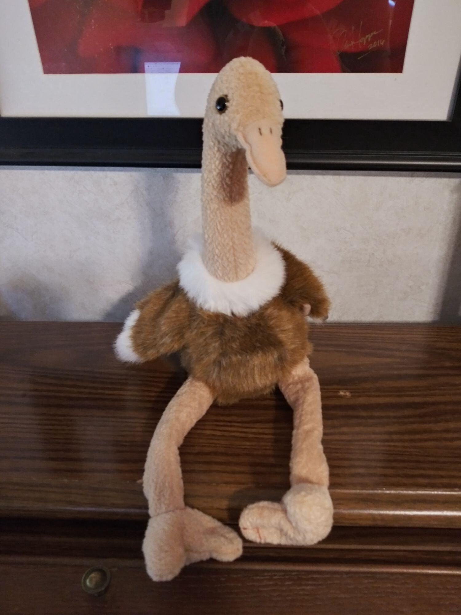 1998 TY Original Beanie Buddy Stretch the Ostrich Retired Etsy