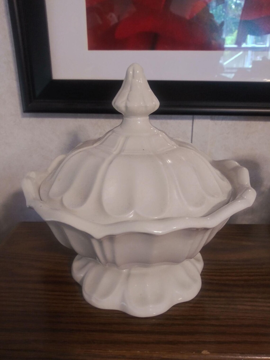 Vintage Red Cliff Ironstone Tureen Sydenham Pattern Etsy
