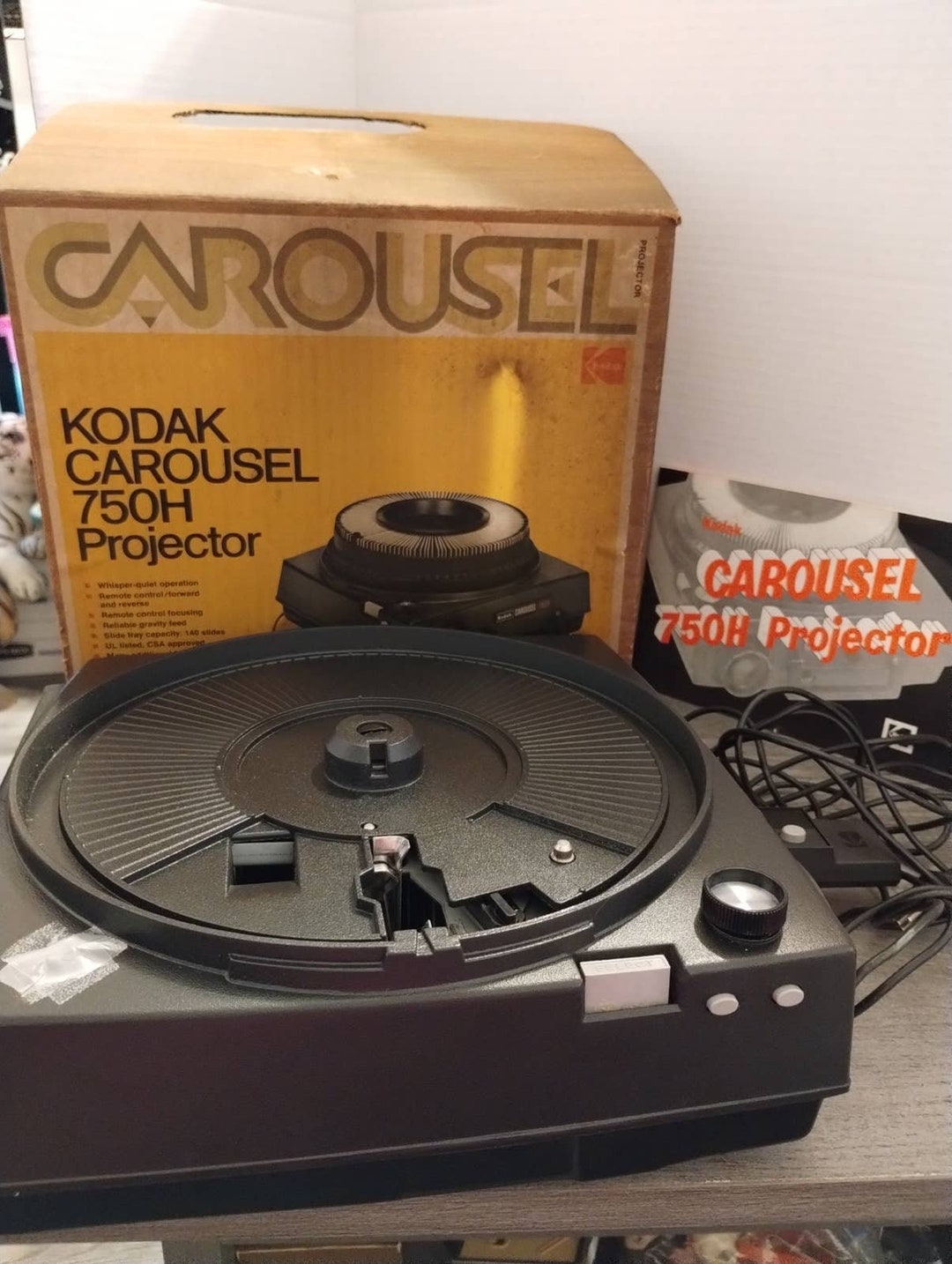Kodak Carousel 750H Slide Projector With Zoom Lens Etsy