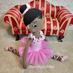 Crochet Ballerina Pattern amigurumi Ballerina Doll Precious Ballerina PDF Español / English