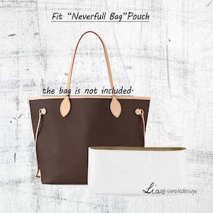 2 Size, Purse Organizer Insert Fit &quot;Neverfull Bag&quot; Pouch Handbag Shaper Premium Felt,Bag Shaper,Bag Liner, JD-223496