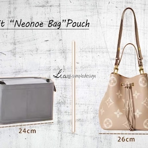 Purse Organizer Insert Fit &quot;Neonoe Medium Bag&quot; Pouch Handbag Shaper Premium Felt,Bag Shaper,Bag Liner, JD-223072