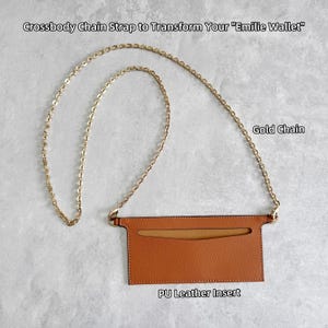 Organiseur de sac à main en cuir PU pour pochette « Emilie Wallet », Shaper de sac à main Premium, Shaper de sac, Doublure de sac, Pochette de sac, Insert personnalisé, JD-224072