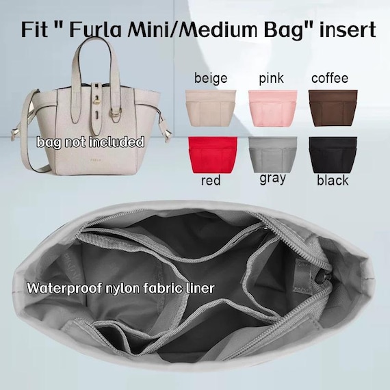 2 Size Purse Organizer Nylon Insert Fit 