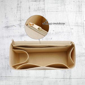 Geldbörse Organizer Insert Fit "HOBO Bag" Beutel Handtasche Shaper Premium Filz, Bag Shaper, Bag Liner, JD-223320