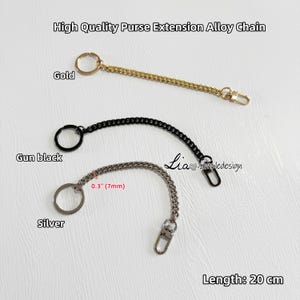 High Quality Purse Extension Alloy Chain, Key Chain, Metal Shoulder Extension Handbag Strap, Bag Strap, Bag Accessories, JD-222079