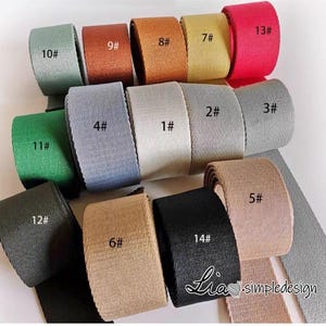 14 Color, 1 1/2 Inch Wide Cotton Polyester Jacquard embroidery Webbing For Bag handles ,Bag Strap For Tote Bag Upholstery Webbing ,BY222192