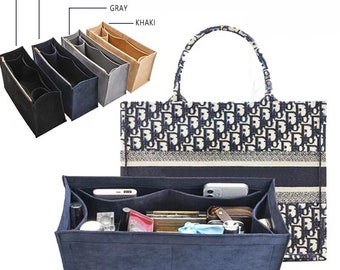 4 Size Purse Organizer Insert Fit "Book Tote Bag" Pouch 18 22 Handbag Shaper Premium Felt,Bag Shaper,Bag Liner, JD-222152