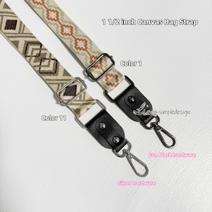 Correa de lona para bolso de 18 colores, 3,8 cm (1 1/2 pulgada), de alta calidad, para hombro, con asa de repuesto, accesorios para bolsos, JD-221942